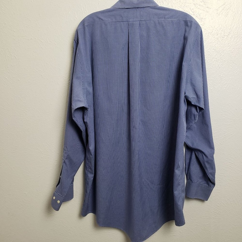 Brooks Brothers Micro Plaid Button Down Shirt Non - Picture 2 of 8